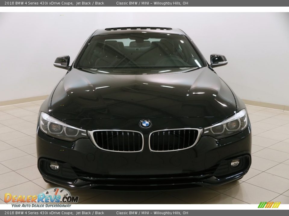 2018 BMW 4 Series 430i xDrive Coupe Jet Black / Black Photo #2