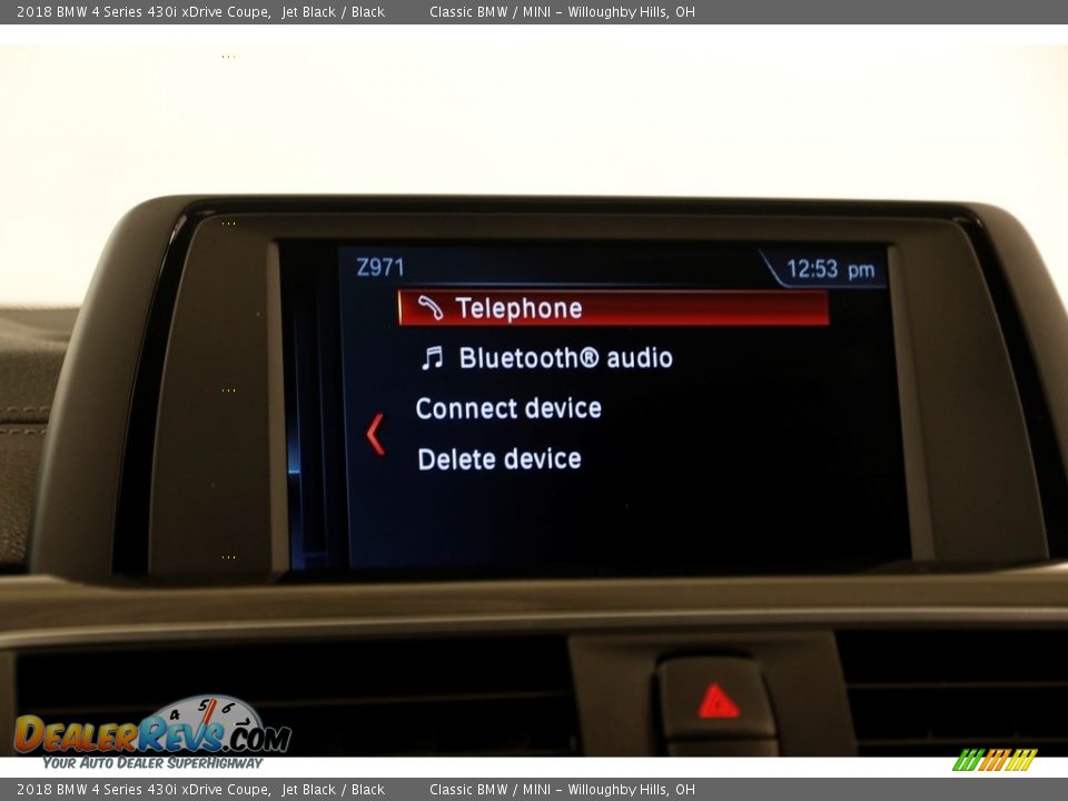 2018 BMW 4 Series 430i xDrive Coupe Jet Black / Black Photo #9