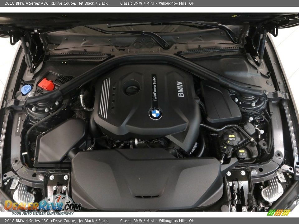 2018 BMW 4 Series 430i xDrive Coupe Jet Black / Black Photo #17