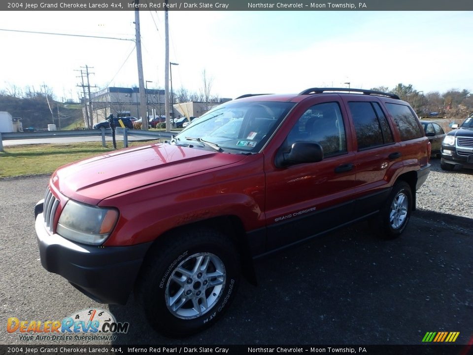 2004 Jeep Grand Cherokee Laredo 4x4 Inferno Red Pearl / Dark Slate Gray Photo #1