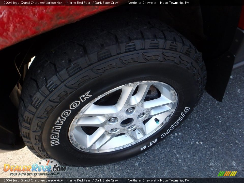 2004 Jeep Grand Cherokee Laredo 4x4 Inferno Red Pearl / Dark Slate Gray Photo #7