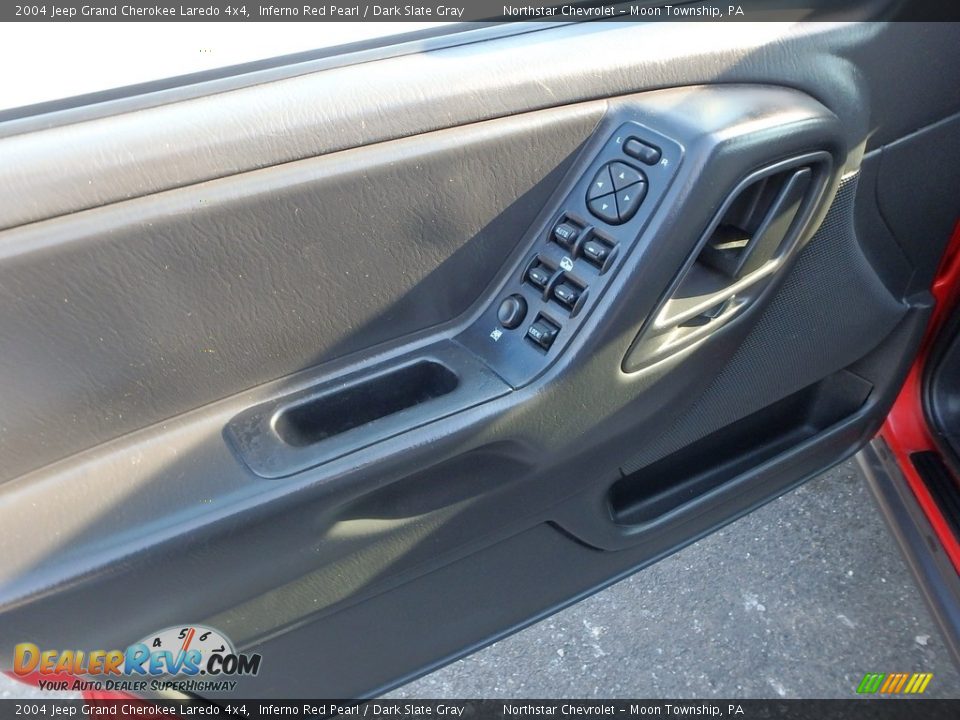2004 Jeep Grand Cherokee Laredo 4x4 Inferno Red Pearl / Dark Slate Gray Photo #11