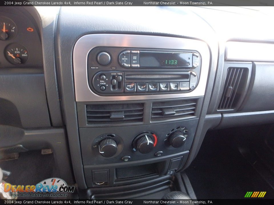 2004 Jeep Grand Cherokee Laredo 4x4 Inferno Red Pearl / Dark Slate Gray Photo #13