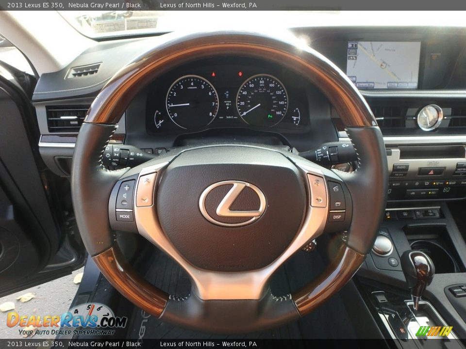 2013 Lexus ES 350 Nebula Gray Pearl / Black Photo #15