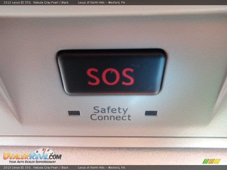 2013 Lexus ES 350 Nebula Gray Pearl / Black Photo #22