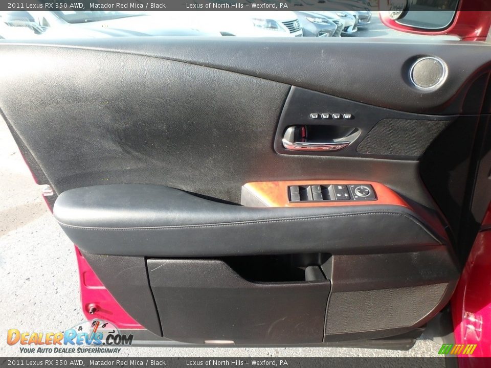 2011 Lexus RX 350 AWD Matador Red Mica / Black Photo #11