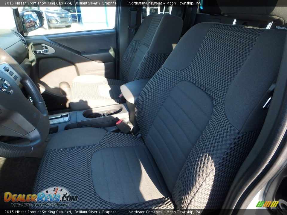 2015 Nissan Frontier SV King Cab 4x4 Brilliant Silver / Graphite Photo #20