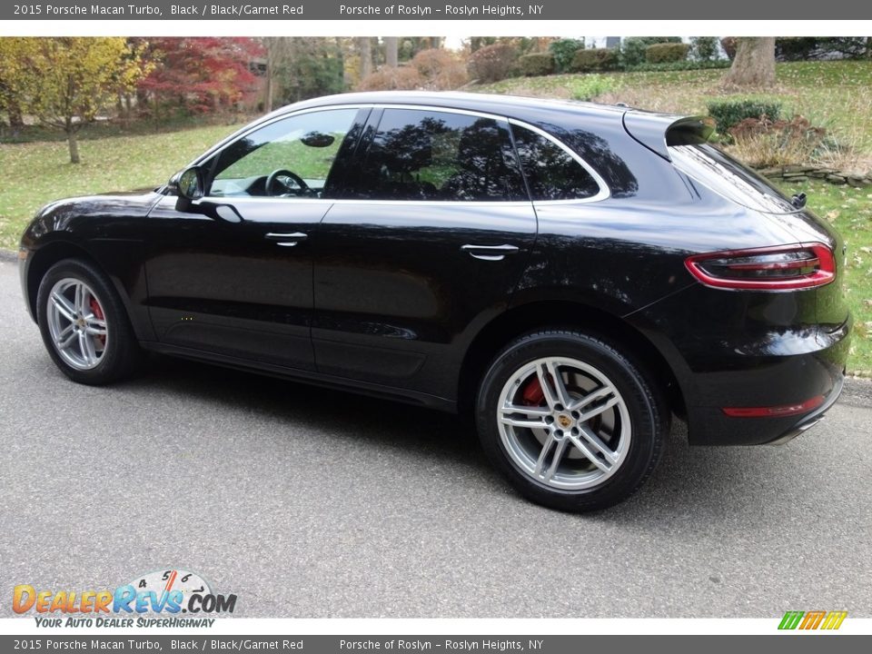 2015 Porsche Macan Turbo Black / Black/Garnet Red Photo #4