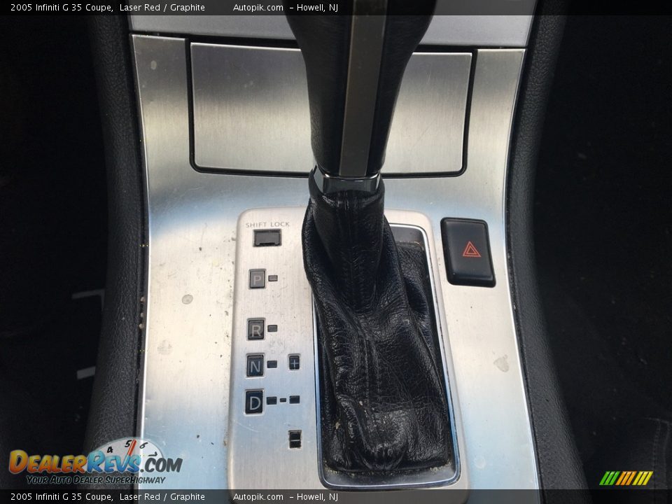 2005 Infiniti G 35 Coupe Laser Red / Graphite Photo #15