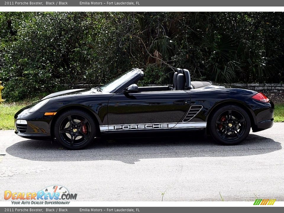 2011 Porsche Boxster Black / Black Photo #6