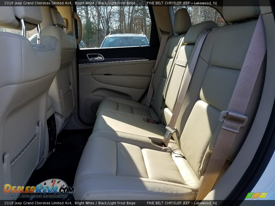 2018 Jeep Grand Cherokee Limited 4x4 Bright White / Black/Light Frost Beige Photo #6
