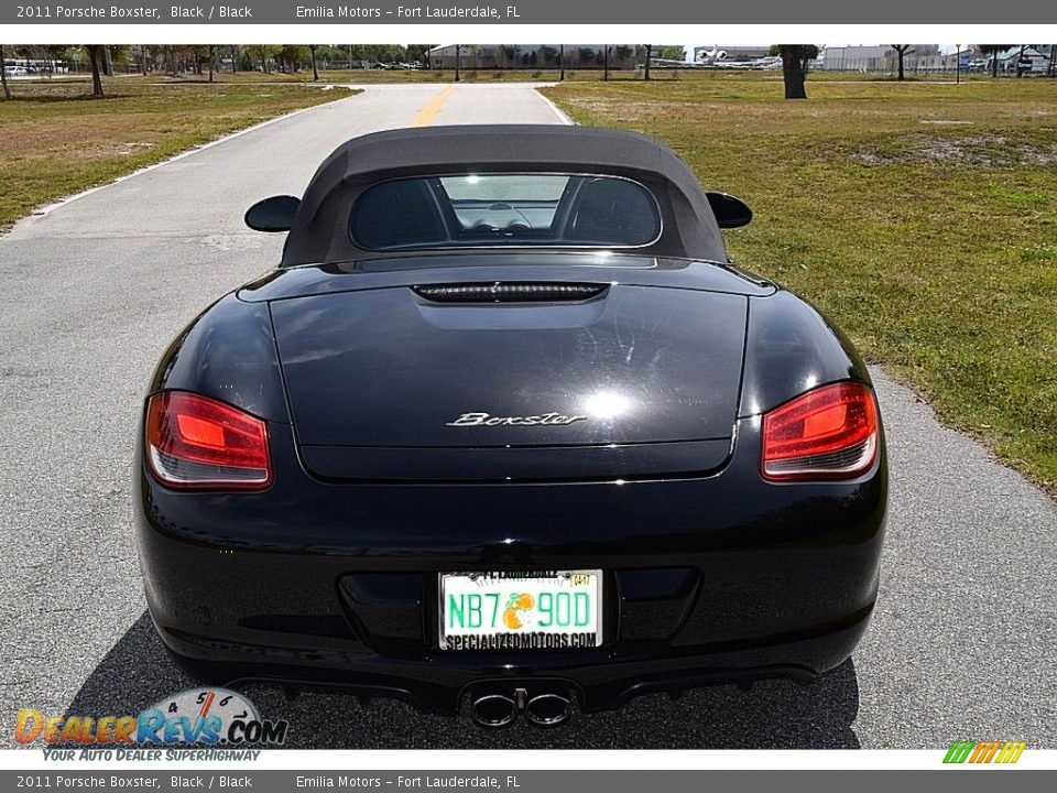 2011 Porsche Boxster Black / Black Photo #15