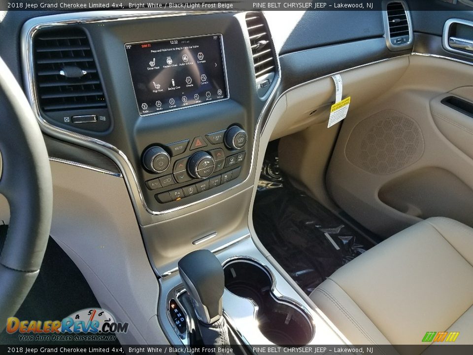 2018 Jeep Grand Cherokee Limited 4x4 Bright White / Black/Light Frost Beige Photo #10
