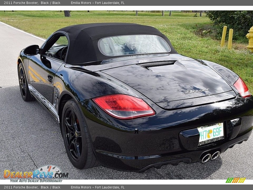 2011 Porsche Boxster Black / Black Photo #22
