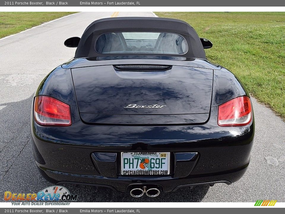 2011 Porsche Boxster Black / Black Photo #26