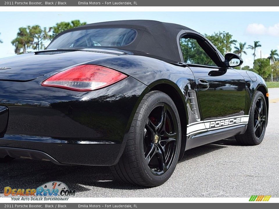 2011 Porsche Boxster Black / Black Photo #31