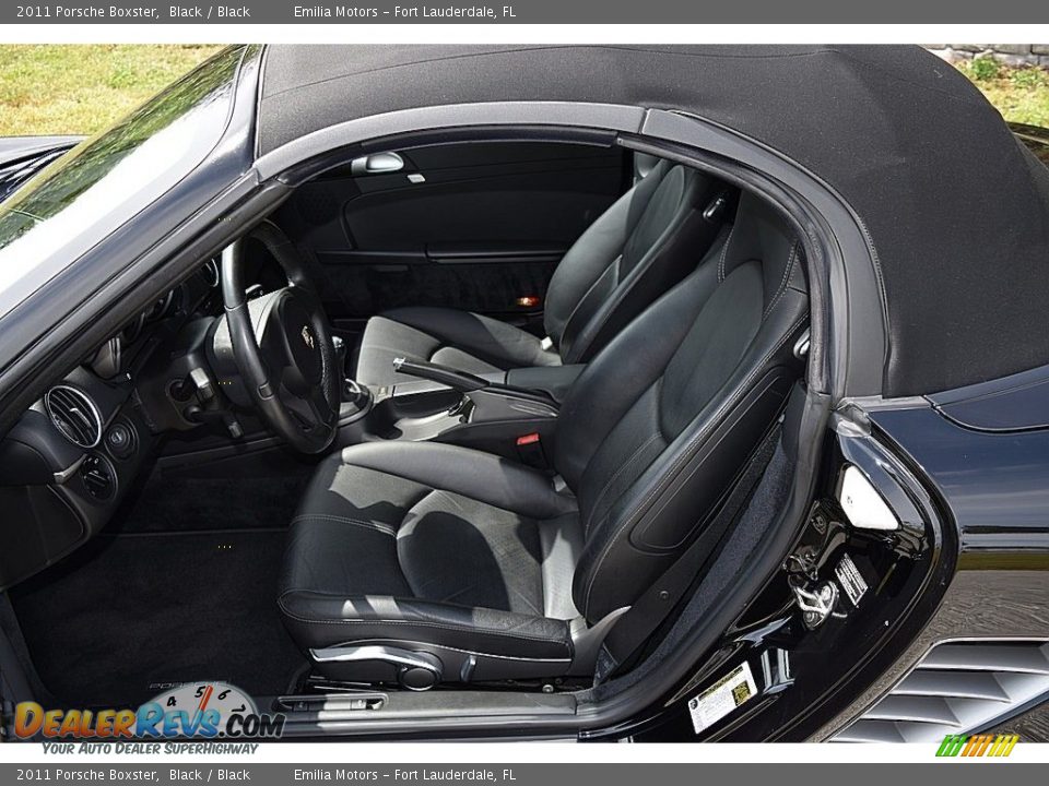 2011 Porsche Boxster Black / Black Photo #37