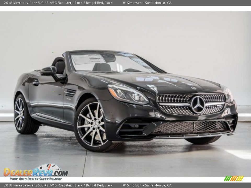 Front 3/4 View of 2018 Mercedes-Benz SLC 43 AMG Roadster Photo #12
