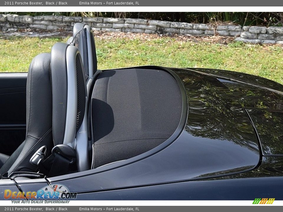 2011 Porsche Boxster Black / Black Photo #51