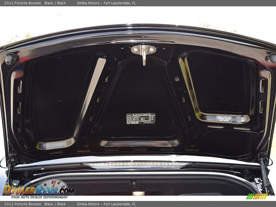 2011 Porsche Boxster Black / Black Photo #65