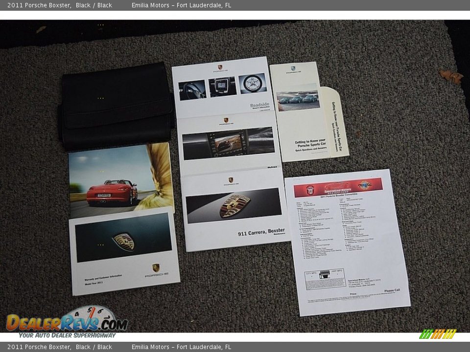 2011 Porsche Boxster Black / Black Photo #70