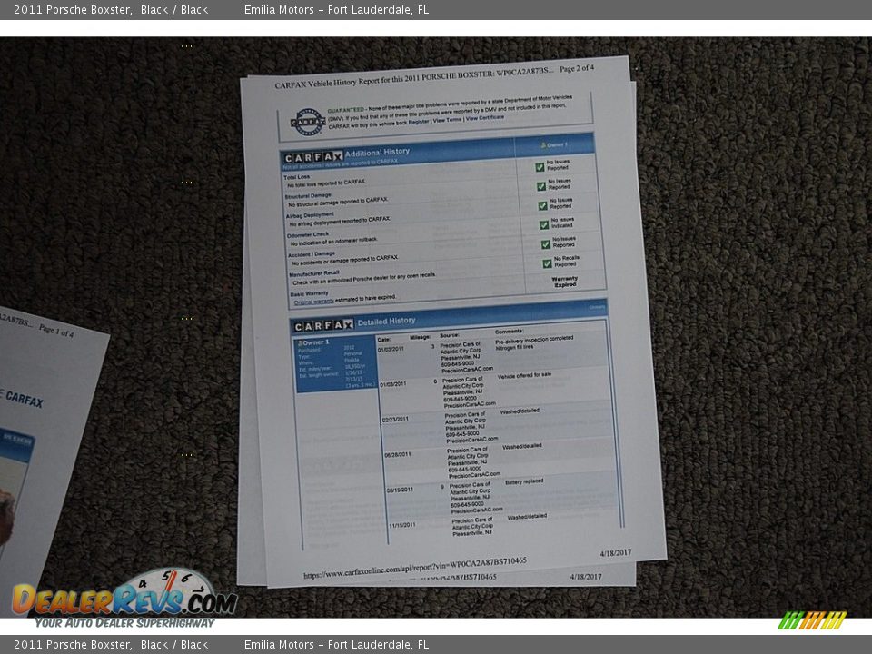 2011 Porsche Boxster Black / Black Photo #72
