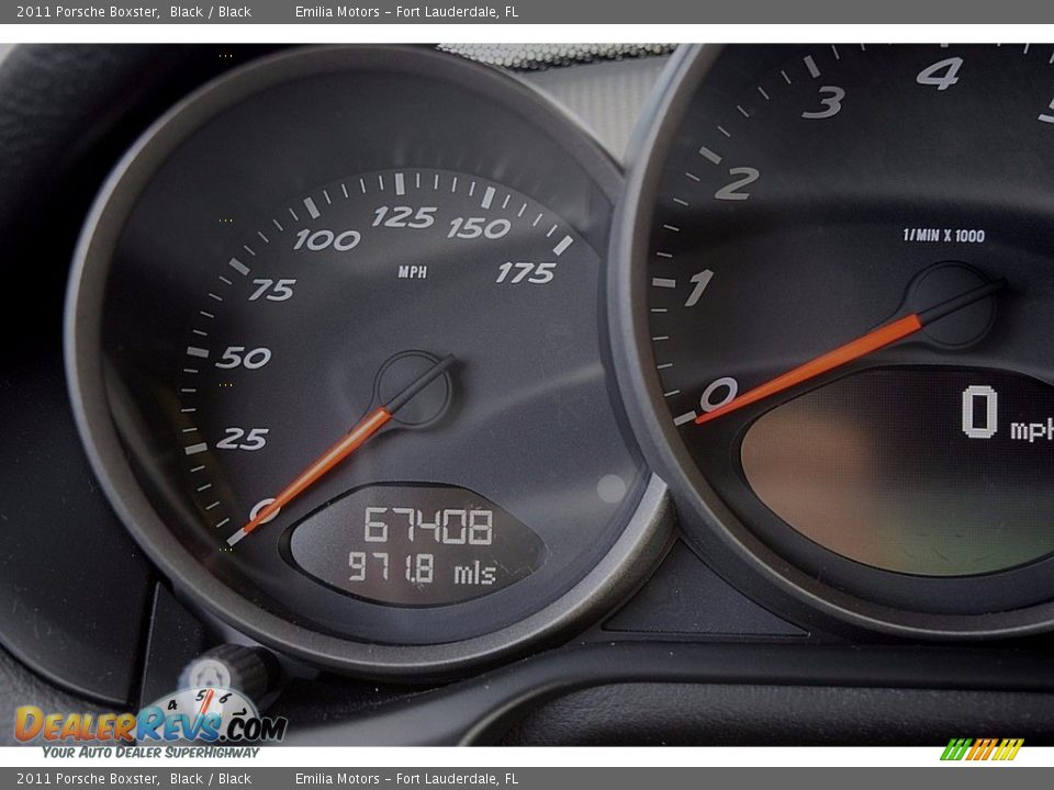 2011 Porsche Boxster Black / Black Photo #74