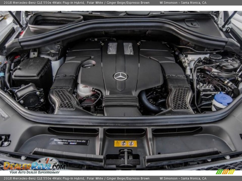 2018 Mercedes-Benz GLE 550e 4Matic Plug-In Hybrid 3.0 Liter AMG DI biturbo DOHC 24-Valve VVT V6 Gasoline/Electric Hybrid Plug-In Engine Photo #15
