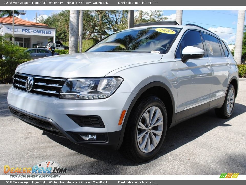 White Silver Metallic 2018 Volkswagen Tiguan SE Photo #5