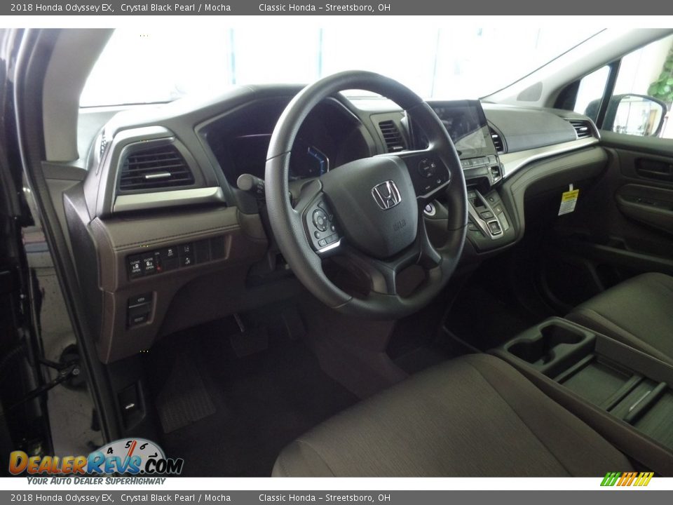2018 Honda Odyssey EX Crystal Black Pearl / Mocha Photo #6
