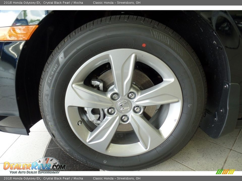 2018 Honda Odyssey EX Crystal Black Pearl / Mocha Photo #16