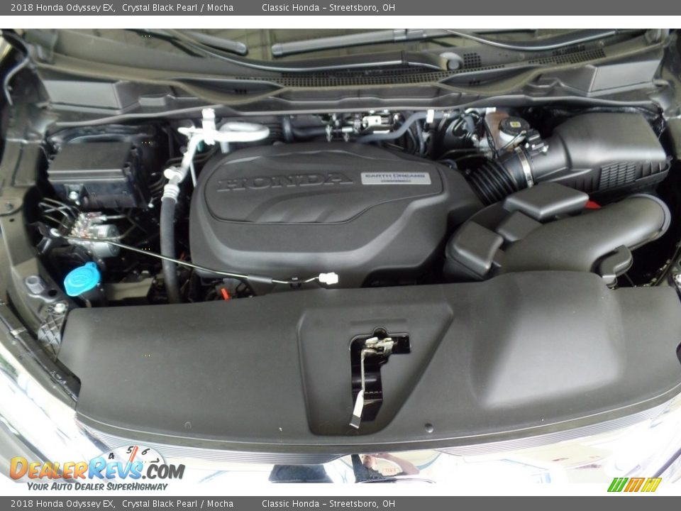 2018 Honda Odyssey EX Crystal Black Pearl / Mocha Photo #17