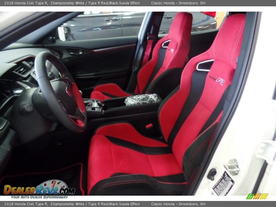 Type R Red/Black Suede Effect Interior - 2018 Honda Civic Type R Photo #17