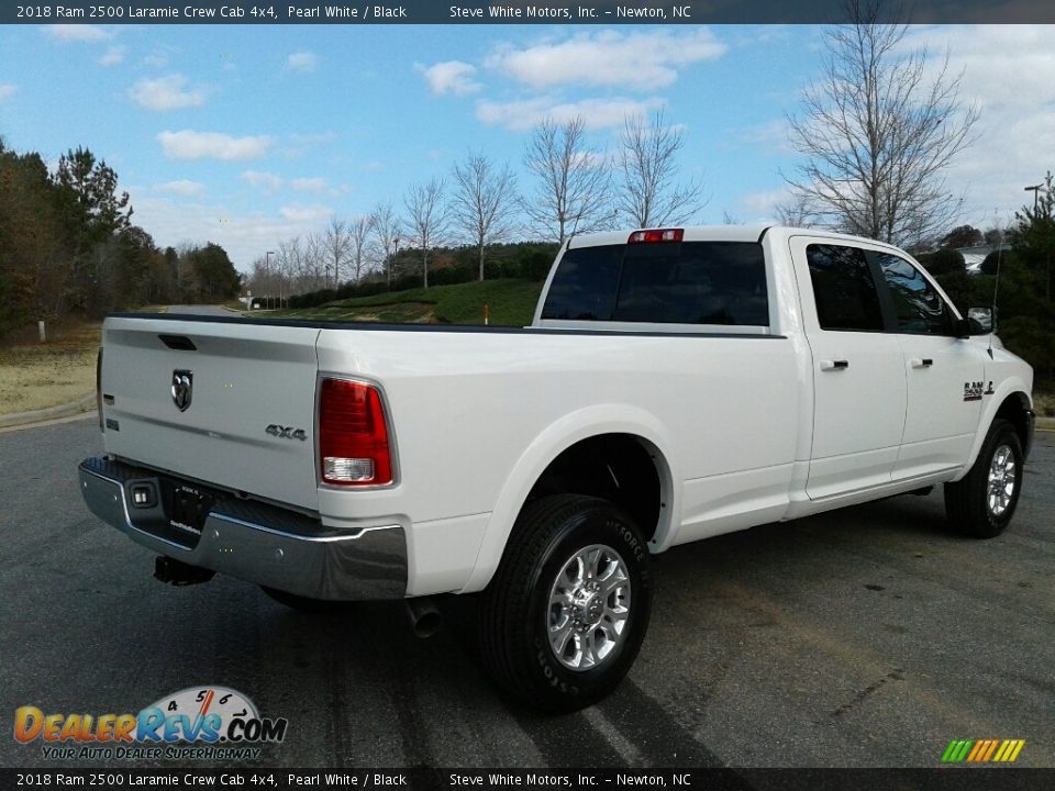 2018 Ram 2500 Laramie Crew Cab 4x4 Pearl White / Black Photo #6