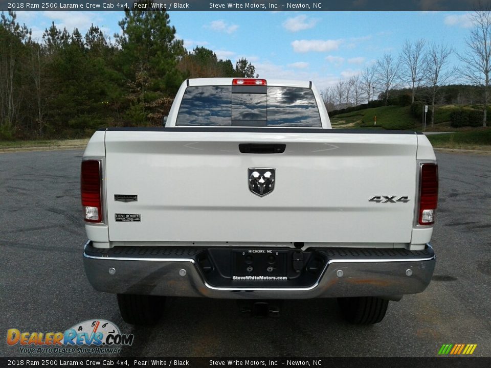 2018 Ram 2500 Laramie Crew Cab 4x4 Pearl White / Black Photo #7