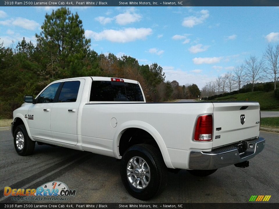 2018 Ram 2500 Laramie Crew Cab 4x4 Pearl White / Black Photo #8