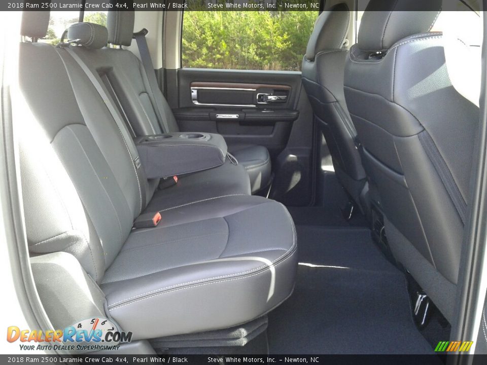 Rear Seat of 2018 Ram 2500 Laramie Crew Cab 4x4 Photo #14