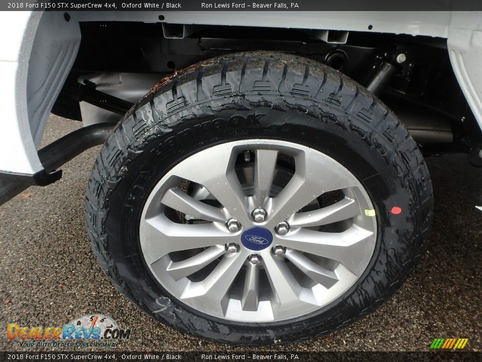 2018 Ford F150 STX SuperCrew 4x4 Oxford White / Black Photo #2