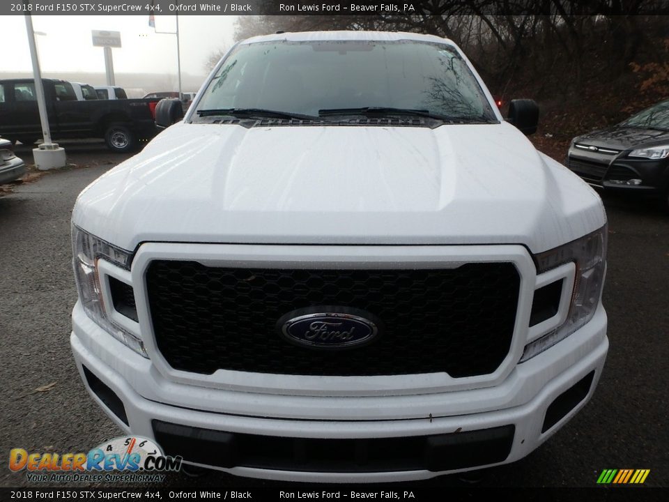 2018 Ford F150 STX SuperCrew 4x4 Oxford White / Black Photo #9