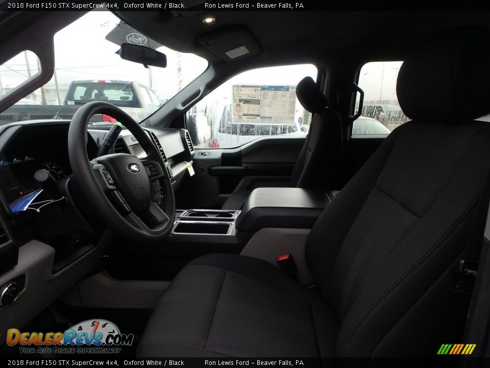 2018 Ford F150 STX SuperCrew 4x4 Oxford White / Black Photo #11