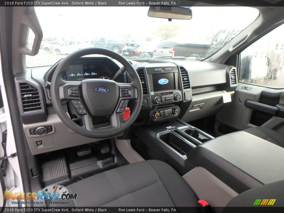 2018 Ford F150 STX SuperCrew 4x4 Oxford White / Black Photo #13