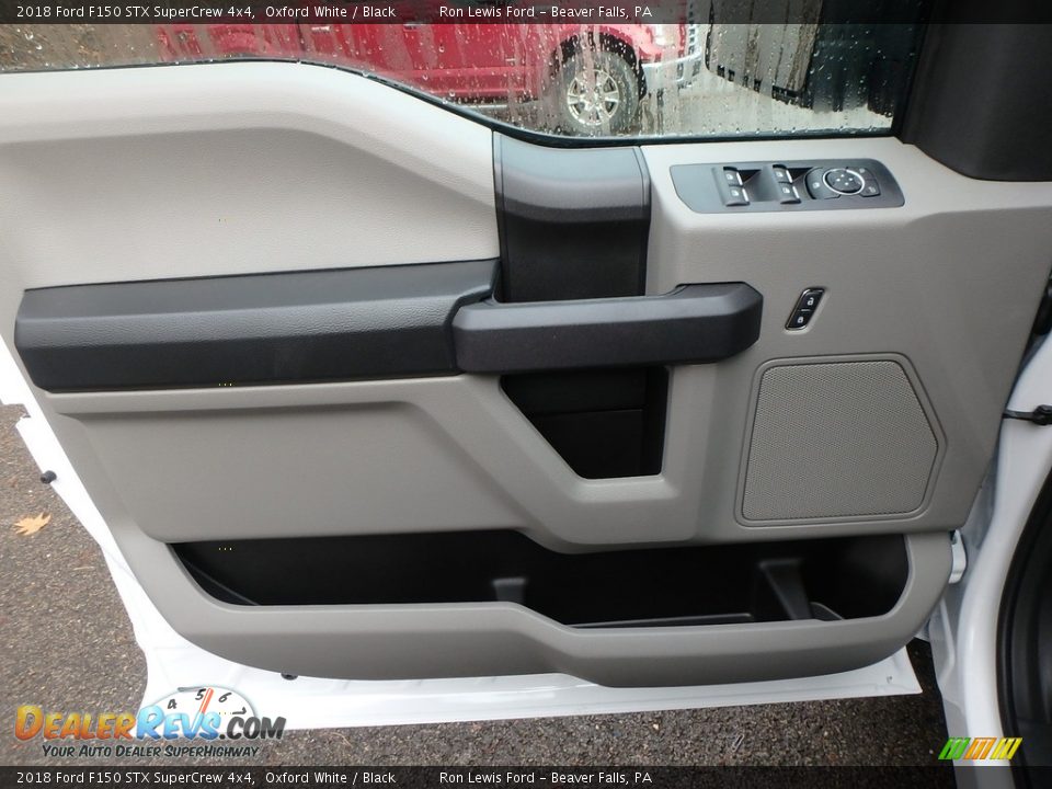 2018 Ford F150 STX SuperCrew 4x4 Oxford White / Black Photo #14
