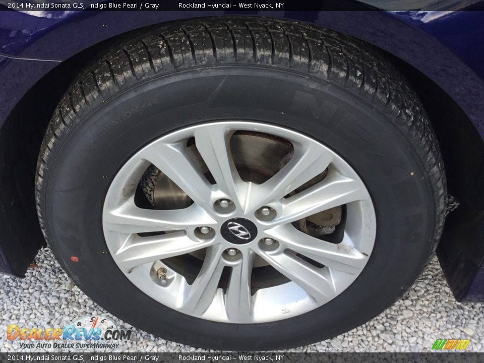 2014 Hyundai Sonata GLS Indigo Blue Pearl / Gray Photo #25