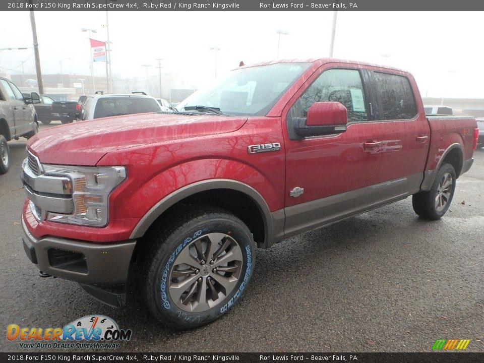 2018 Ford F150 King Ranch SuperCrew 4x4 Ruby Red / King Ranch Kingsville Photo #7