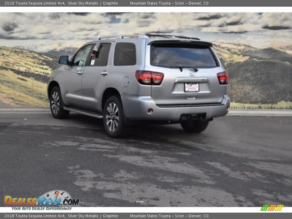 2018 Toyota Sequoia Limited 4x4 Silver Sky Metallic / Graphite Photo #3