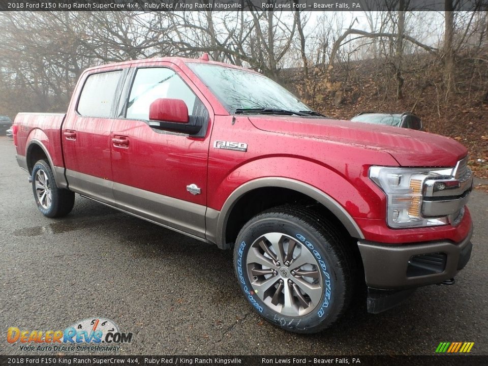 2018 Ford F150 King Ranch SuperCrew 4x4 Ruby Red / King Ranch Kingsville Photo #9