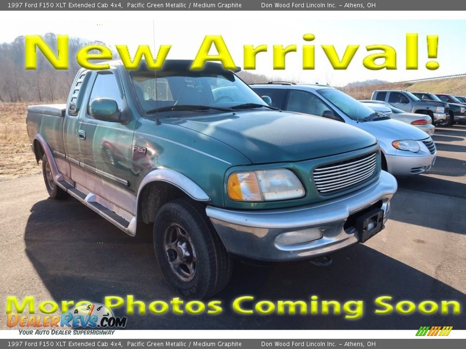 1997 Ford F150 XLT Extended Cab 4x4 Pacific Green Metallic / Medium Graphite Photo #1
