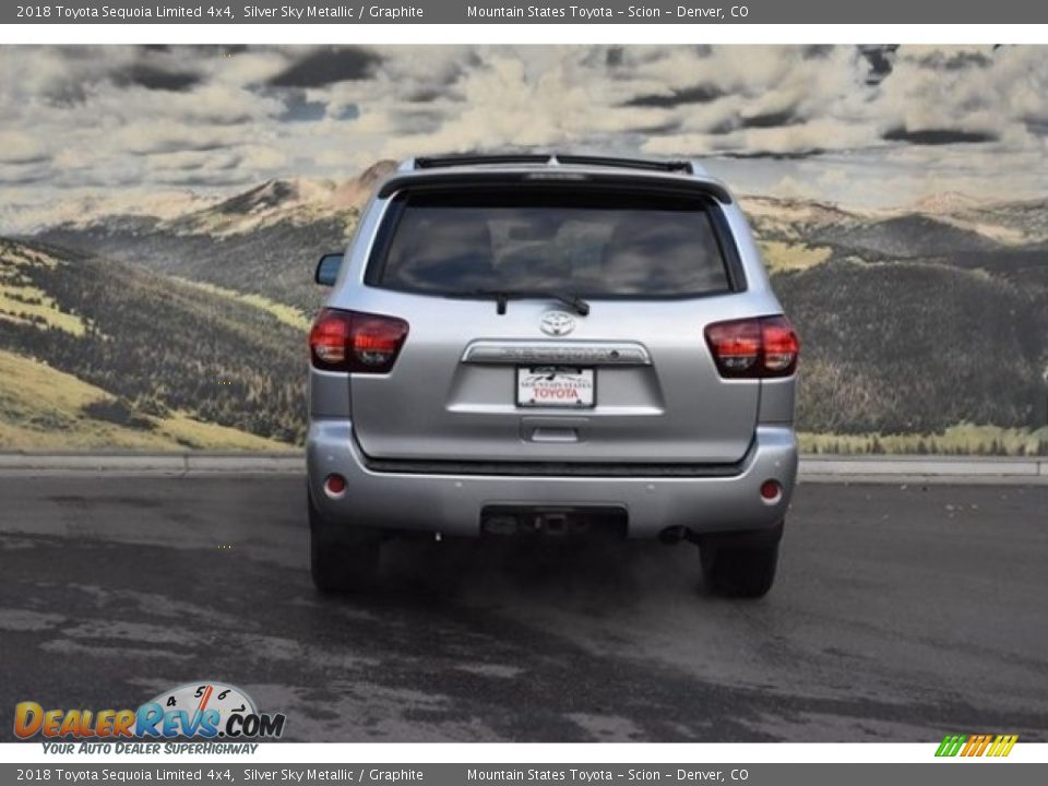 2018 Toyota Sequoia Limited 4x4 Silver Sky Metallic / Graphite Photo #4