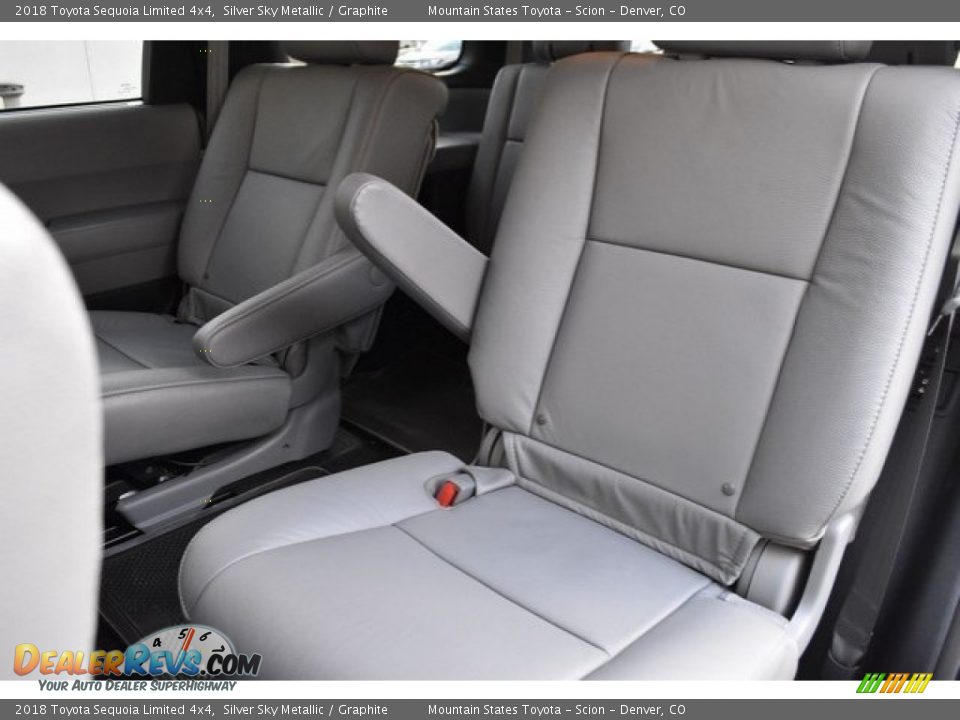 Rear Seat of 2018 Toyota Sequoia Limited 4x4 Photo #7