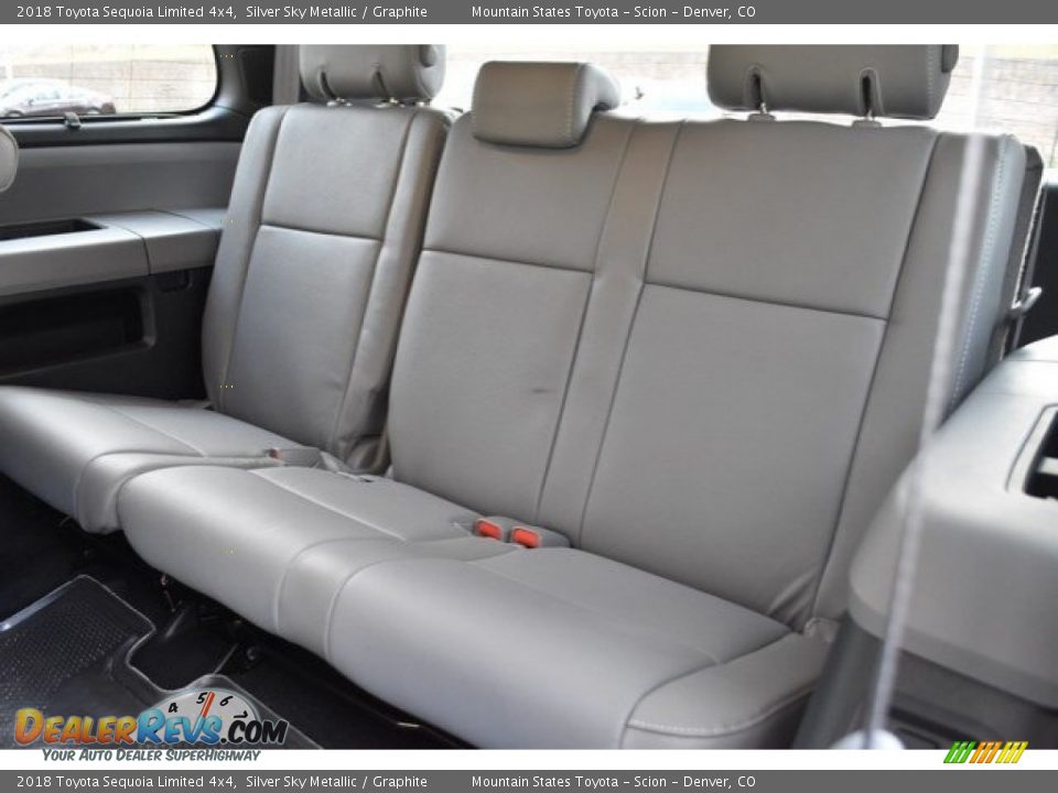 Rear Seat of 2018 Toyota Sequoia Limited 4x4 Photo #8
